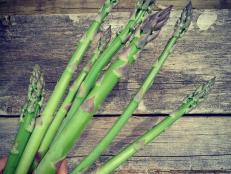 asparagus' 1st pick of the season