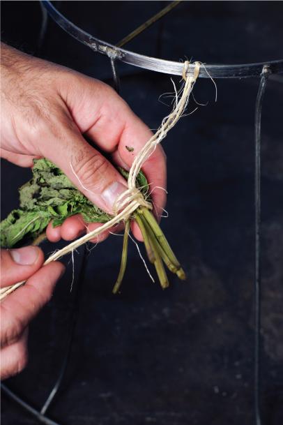 Make a Hanging Herb Drying Rack » Dollar Store Crafts