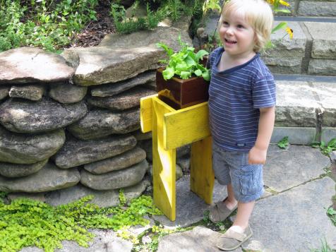 DIY Craft Project: Make a Just-for-Kids Plant Stand