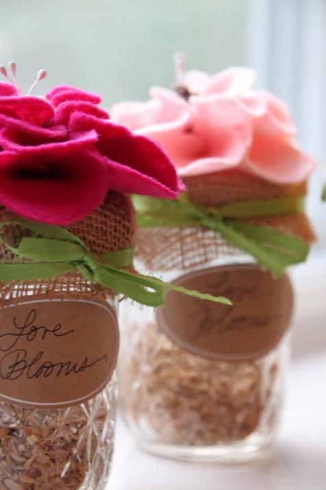 Sweet Romance Mini Mason Jar - Forever Wedding Favors