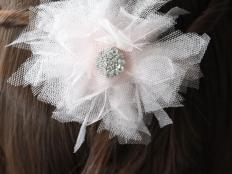Create your very own custom, one-of-a-kind hair pin for all the ladies in your wedding party.