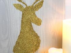 DIY: Holiday Deer Silhouette