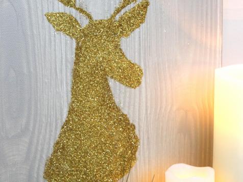 Make Your Holiday Sparkle With This Glitter Deer