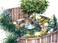 Create a garden plan to foster tranquility.