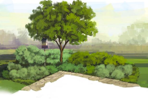 This garden plan is made for a sensory garden in the Southwest.