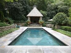The pool and cabana at Nancy Hooff's Atlanta home were added in 2008, more than a decade after the landscape plan was created for her Atlanta yard. &quot;From the beginning, she knew she wanted a swimming pool,&quot; says Deanna Pope Ozio of Pope-Ozio &amp; Associates, based in Decatur, Georgia. &quot;We graded out the site and made a platform that’s the current level of the pool terrace. That area for several years was the lawn.&quot;