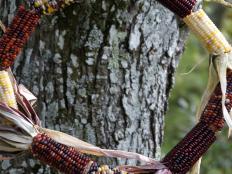 DIY: Wildlife Indian Corn Wreath