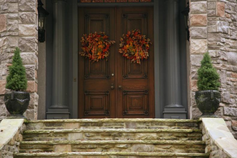 If these doors could talk. The refurbished front doors are believed to be built in 1862, and they most recently came from a church in north Georgia that was being destroyed, says homeowner Bob Koven.