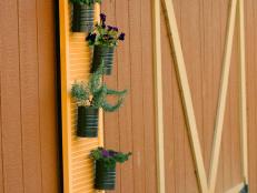 Hang Plants Using Upcycled Shutters