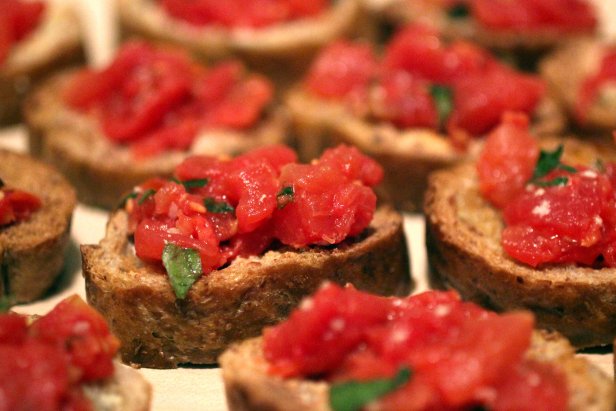 Tomato-Basil Crostini