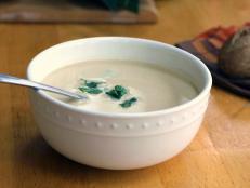 Leeks give this creamy winter soup its distinctive flavor.