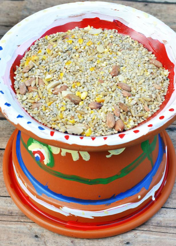 How To Make Clay Pot Bird Feeders Hgtv