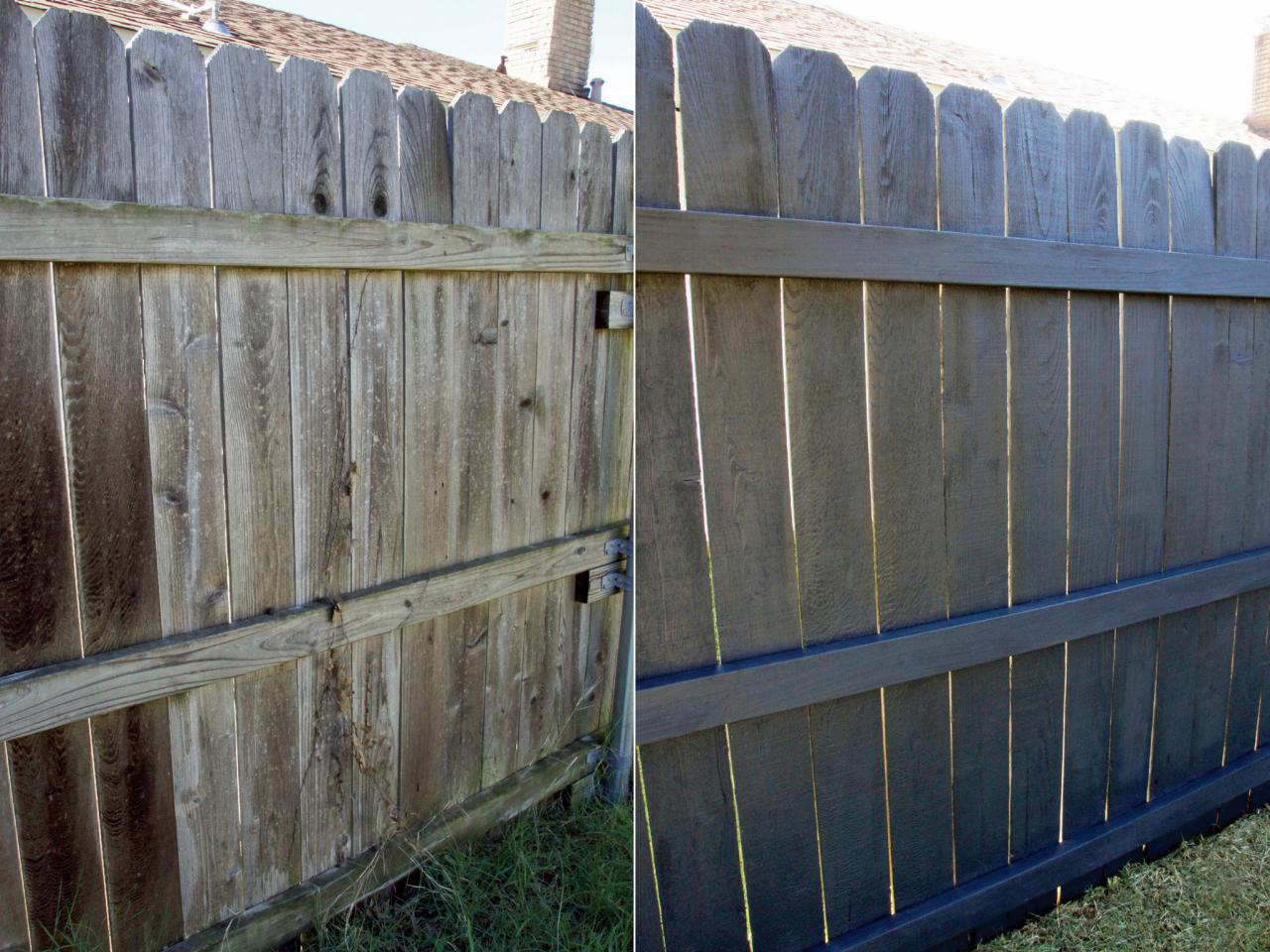 How To Repaint A Fence Wood Fence Painting and Staining Instructions and Tips | HGTV