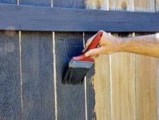 How to Paint a Fence