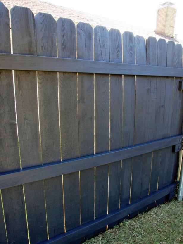 How to Paint a Fence