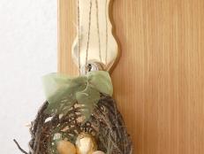 Fill your home with beautiful reminders of new life and nature this Spring with handmade bird's nests. They are simple to weave from items you can find in your own backyard and they are charming decorations to hang throughout your home!