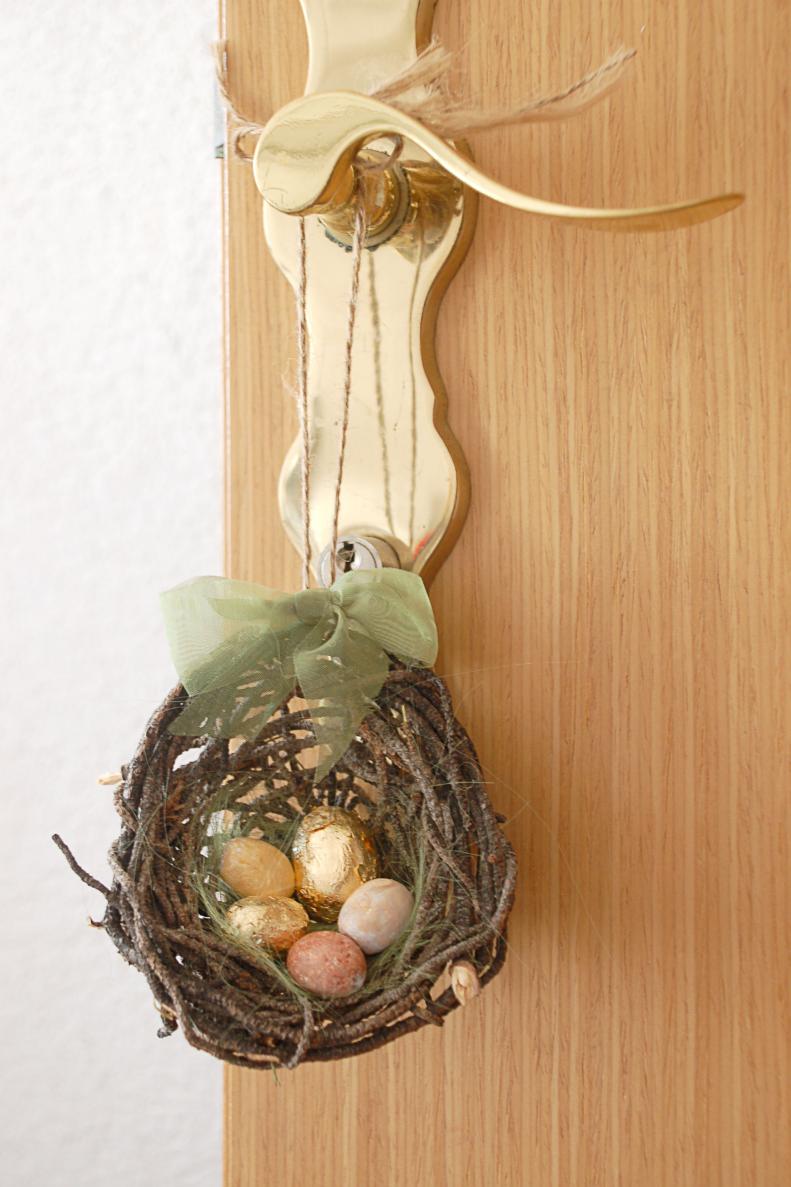 Fill your home with beautiful reminders of new life and nature this Spring with handmade bird's nests. They are simple to weave from items you can find in your own backyard and they are charming decorations to hang throughout your home!