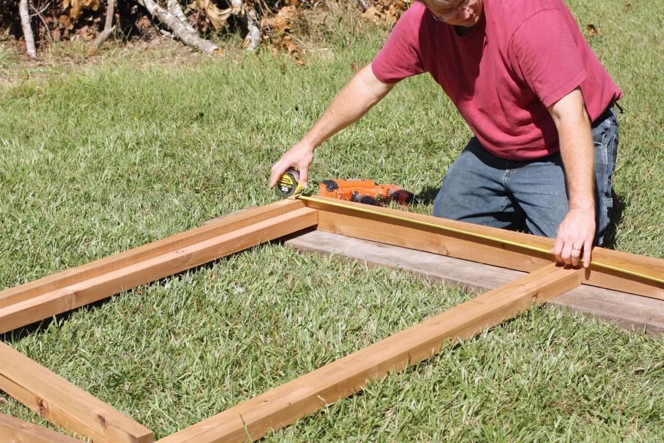 How to Build a Raised Bed and Trellis HGTV