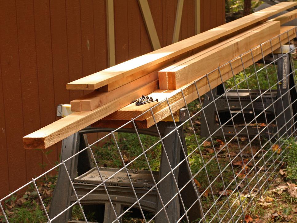 How To Build A Raised Bed And Trellis Hgtv