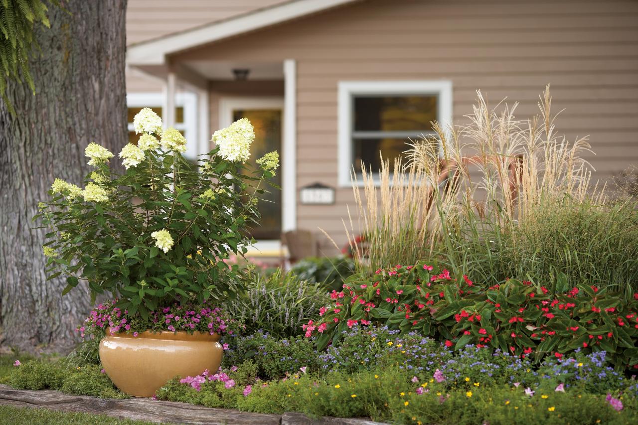 fall flower bed ideas