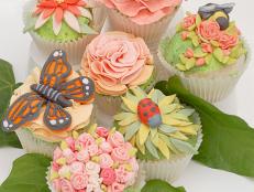 Celebrate Mother's Day or just appreciate the beauty of Spring by crafting a cupcake garden! With a little bit of fondant you can transform an ordinary cupcake into a blooming rose or charming bouquet. Use your imagination and the tips in this gallery to help bring the garden to the dessert table!