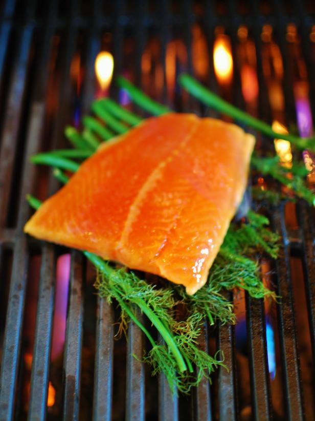 Fresh salmon sits atop locally grown fennel in this recipe by John Cox from <a target="_blank" href="http://www.postranchinn.com/dining/">Sierra Mar at Post Ranch Inn.</a>
