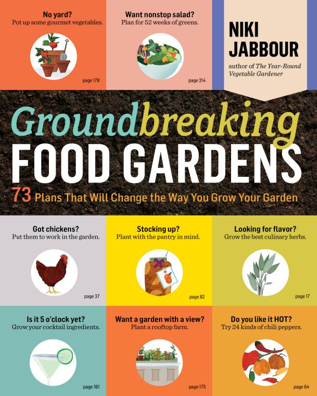The book cover of Groundbreaking Gardens