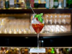 London's <a target="_blank" href="http://www.dorchestercollection.com/en/london/the-dorchester/">Dorchester Hotel</a> features a summer cocktail, The Casanova, centered on an inspired, garden-fresh combination of strawberries and basil.