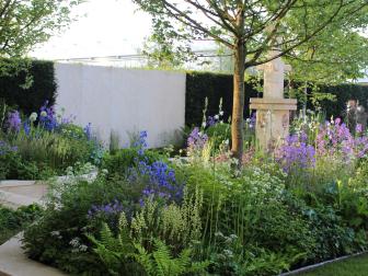 Garden designer Cleve West's garden is typically English with a vibrant mix of plants from around the world in this M&amp;G Garden.