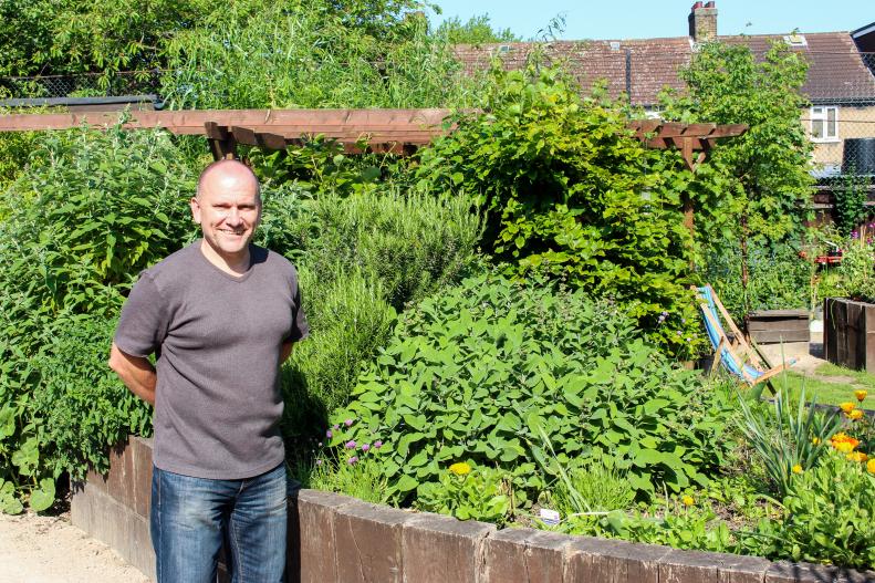 Head of South East London Charlton Manor Primary School Tim Baker has  created an incredible school garden where schoolchildren learn to grow,  cook and even sell the plants and vegetables they grow.
