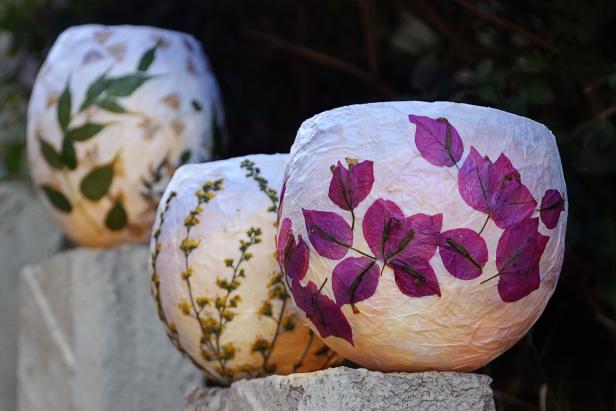 DIY: Hand-Painted Paper Lanterns