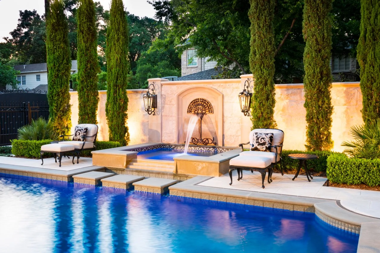 Pool fountains discount