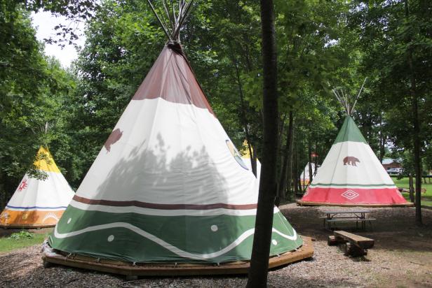 Teepee camping clearance