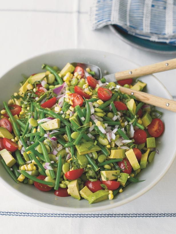 Full of fresh corn, tomatoes, green beans and avocado, this salad celebrates the best of the summer garden.