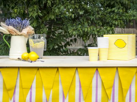 DIY Lemonade Stands for Kids + Adults-Only Sips for You