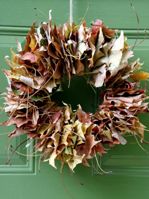 How to Make a Colorful Fall Wreath
