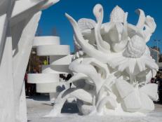 A 360-degree snow sculpture brings in flowers and butterflies during the&nbsp;<a href="http://www.gobreck.com/events/international-snow-sculpture-championships">International Snow Sculpture Championships</a>&nbsp;in 2014 in Breckenridge, Colo. The Wisconsin team's sculpture took third place, with a judge commending its sense of gracefulness and spring-like look.