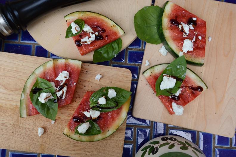 Chances are you're used to barbecuing and eating watermelon during the warm Summer months, but if you've never combined the two then now might be the perfect time! Grilled watermelon loses a bit of it's sweetness, but keeps that signature watermelon flavor. So pull out the salt, pepper and olive oil and slap that melon on the grill!