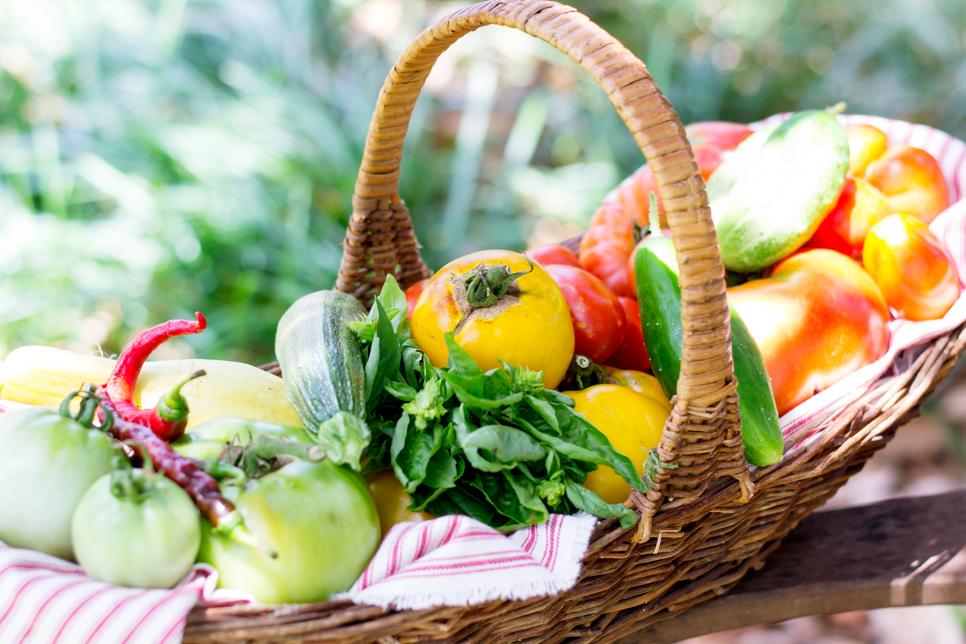 Basket Full of Vegetables