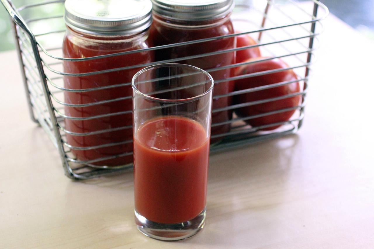 How To Make Homemade Canned Tomato Juice Hgtv