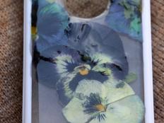 Protect your phone with a pressed petal case. Learn how to make this unique craft <a href="http://www.hgtvgardens.com/crafts/pressed-flowers-cell-phone-case" target="_blank">here</a>.
