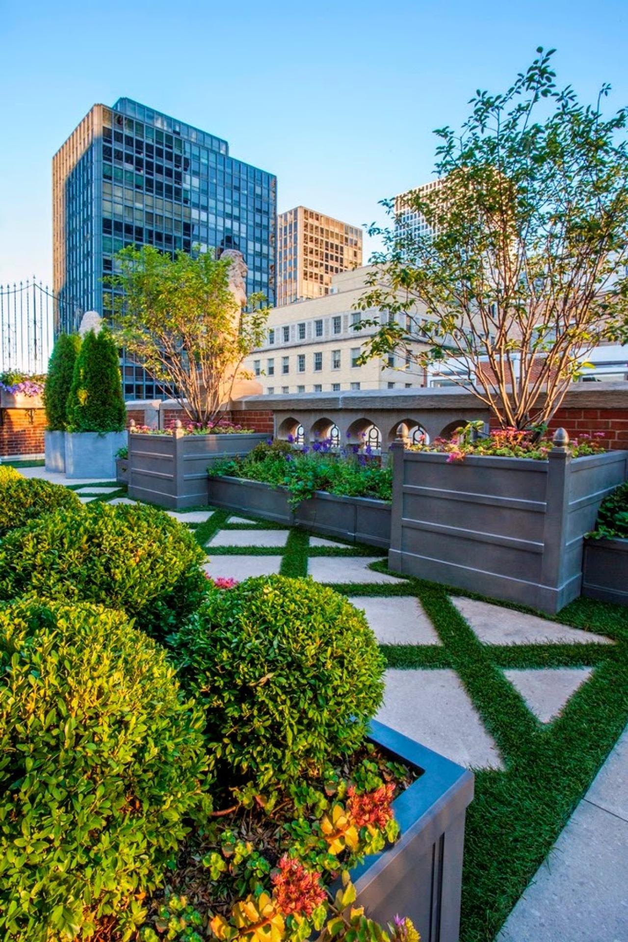 Rooftop Garden Design Chicago | Fasci Garden
