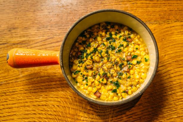 A classic Southern dish, this creamed corn is a taste of summer in a crock.