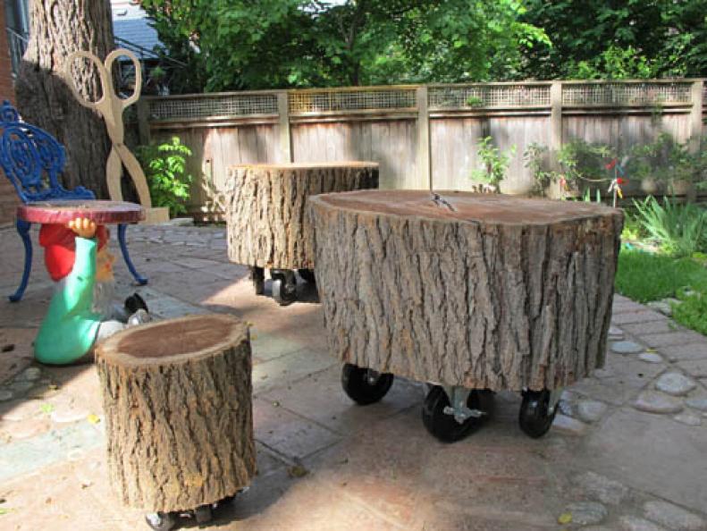 Stumps as Stool