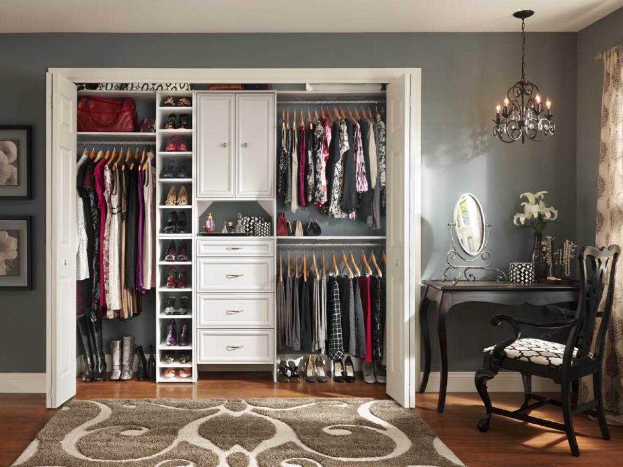 Isa Custom Closet - Shoe Storage Drawers and Hanging Closet System