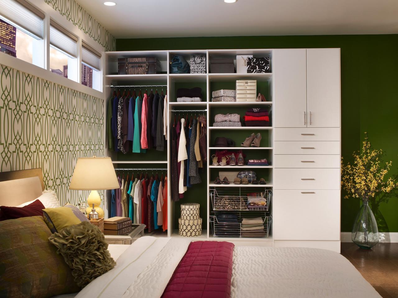 5 Steps To Organizing Your Closet, Bedroom Wall Shelves For Clothes