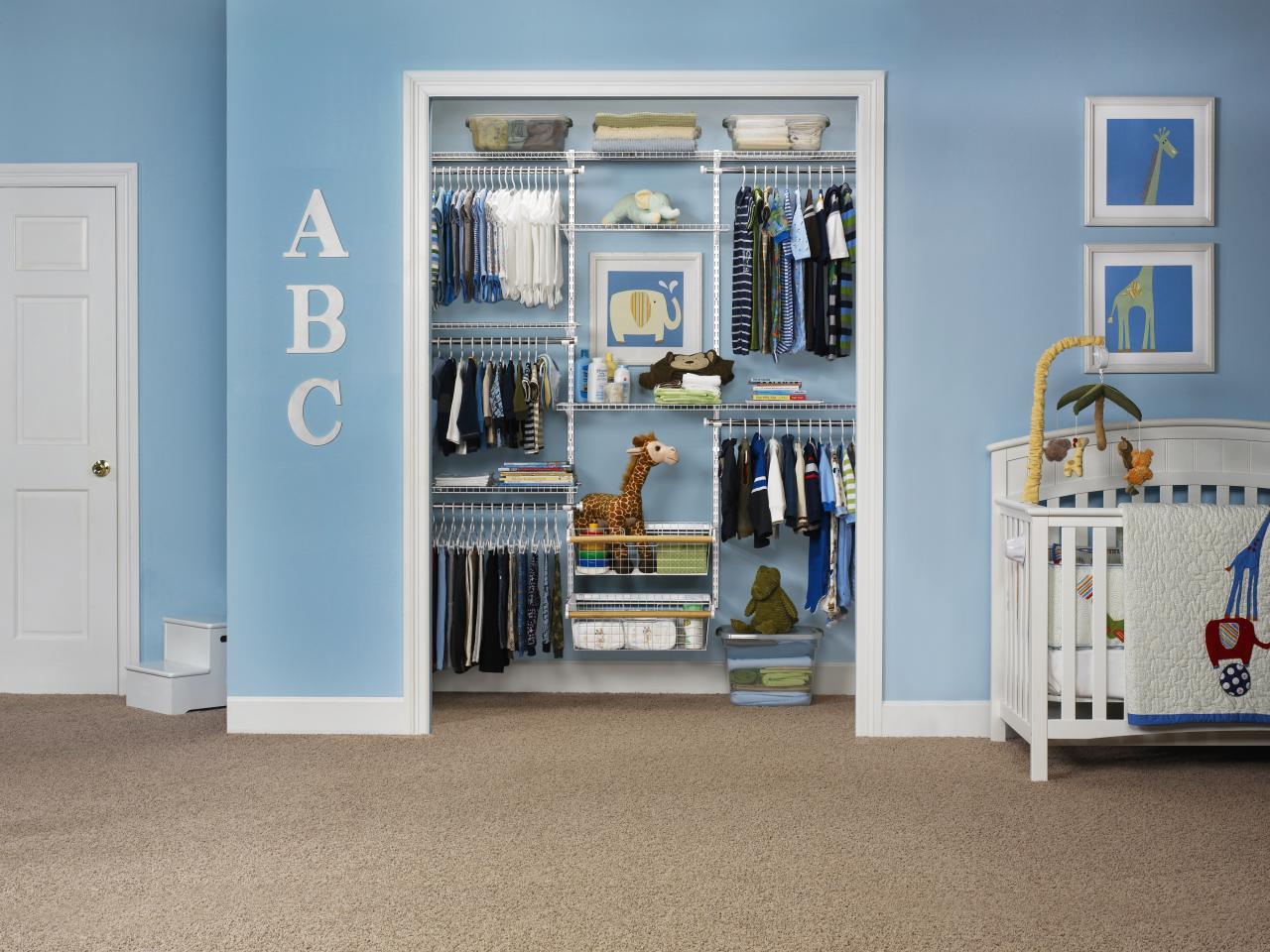 baby girl closet organizer