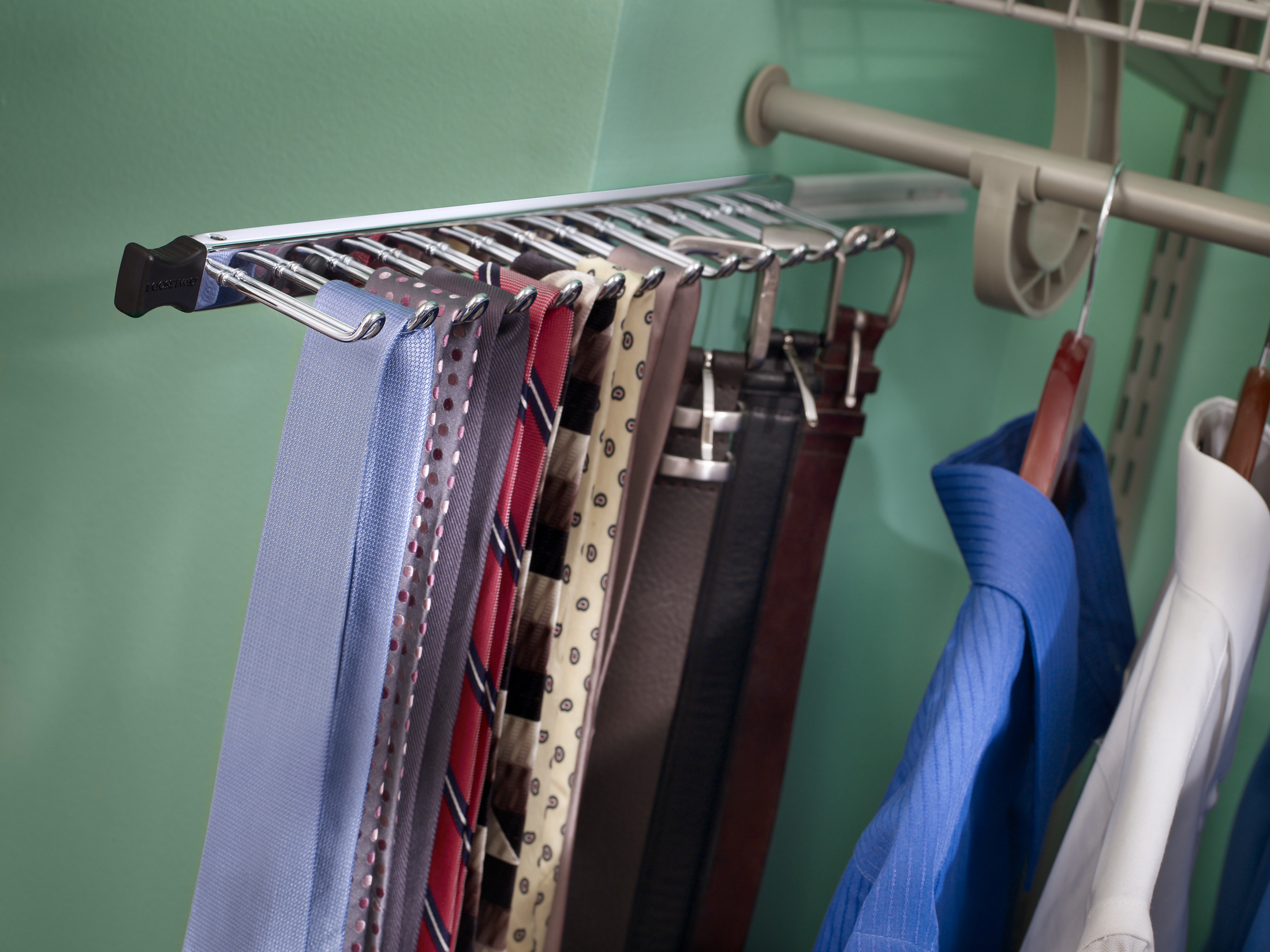Holder Storage Organizer Hanger DIOMMELL 2 PCS Belts Rack Black Closet tie Racks Hangers Sturdy for Men Women 