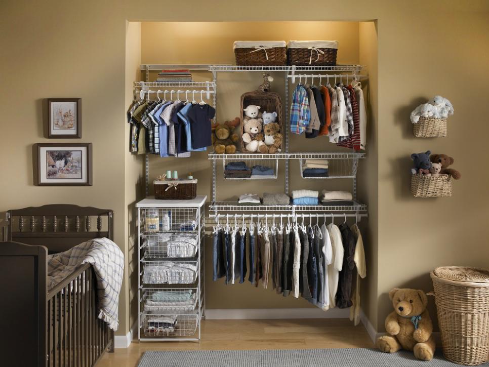 baby nursery closet organizer