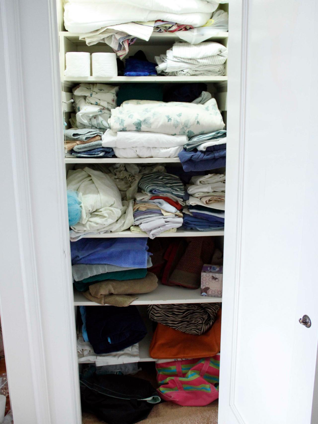 Organizing A Linen Closet Hgtv